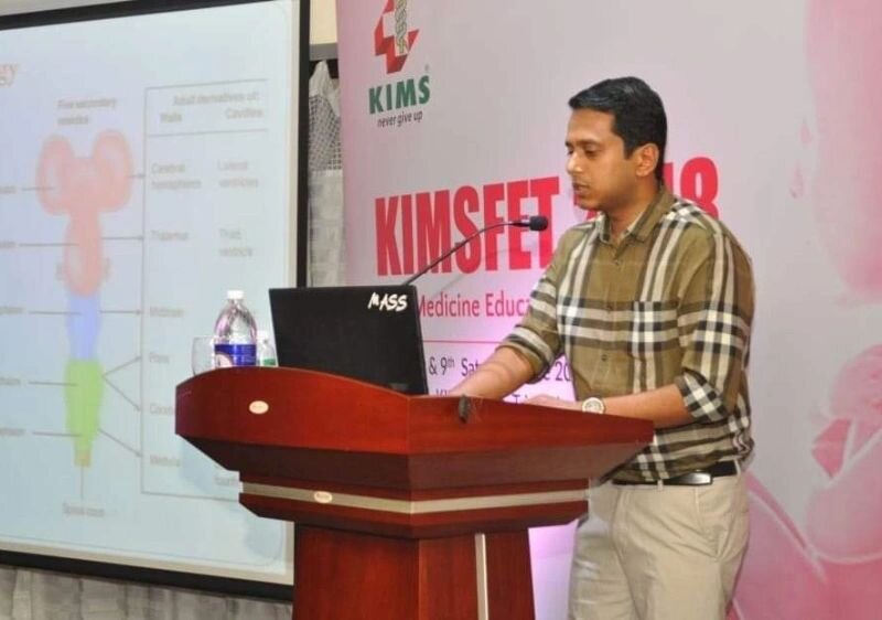 Dr. Mathew Thomas – faculty speaker at KIMSFET fetal medicine conference
