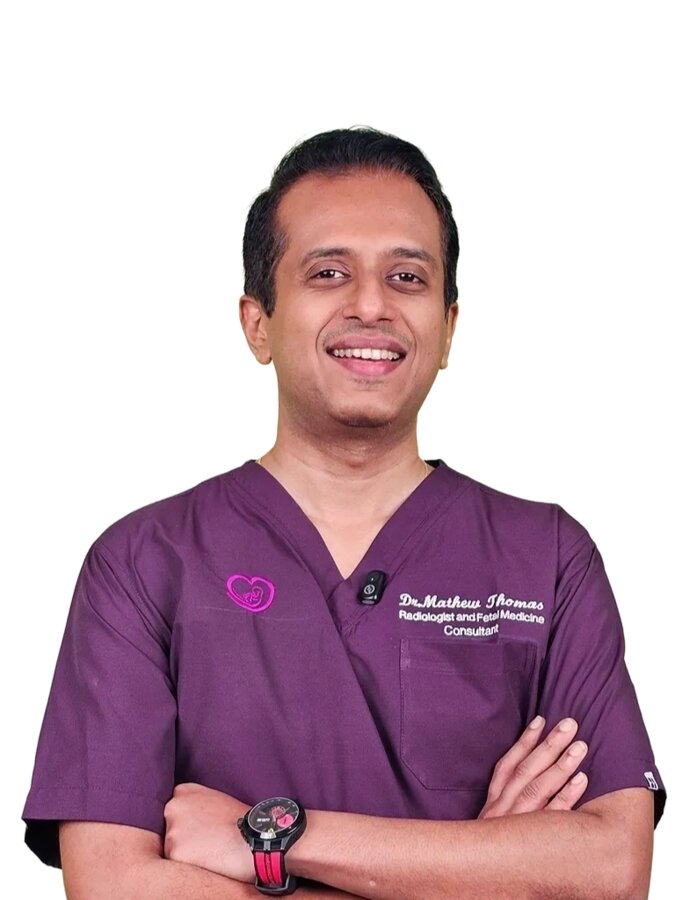 Dr. Mathew Thomas – Radiologist and Fetal Medicine Consultant portrait
