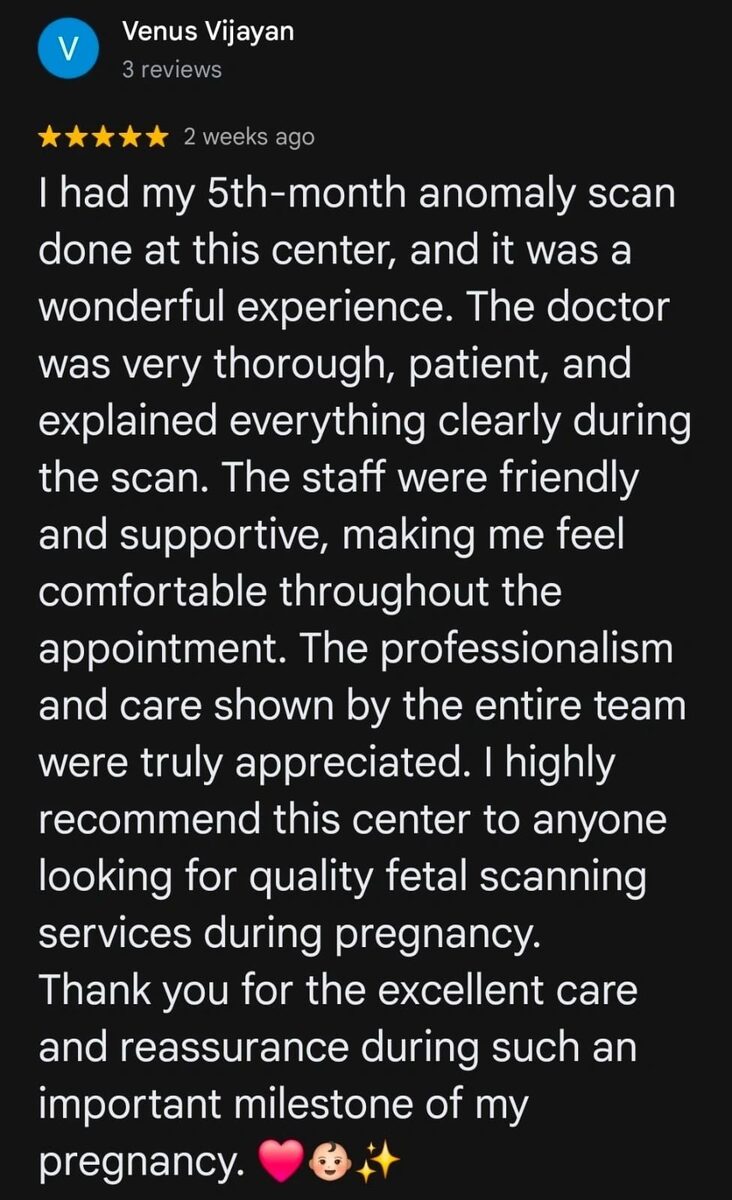 Google review – thorough, patient and highly recommended