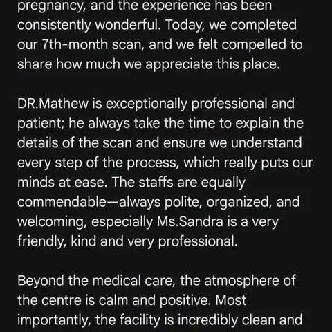 Google review – consistently wonderful care through pregnancy